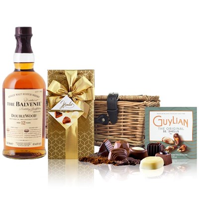 Balvenie 12 Year Old DoubleWood Whisky And Chocolates Hamper